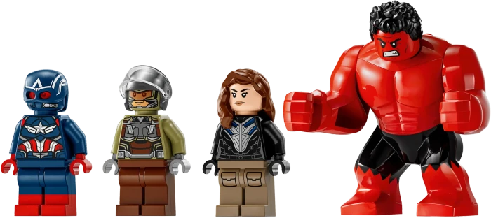 LEGO Marvel Super Heroes Spielset - Showdown zwischen Captain America und Red Hulk