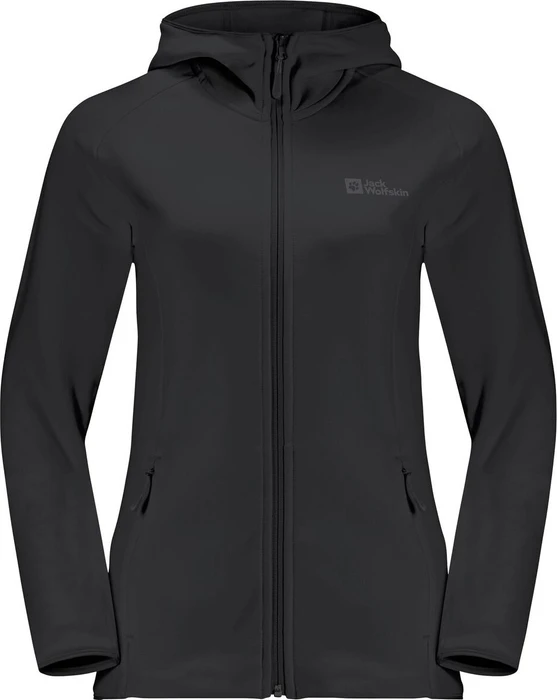 Jack Wolfskin Baiselberg Hoody FZ Jacke schwarz (Damen)