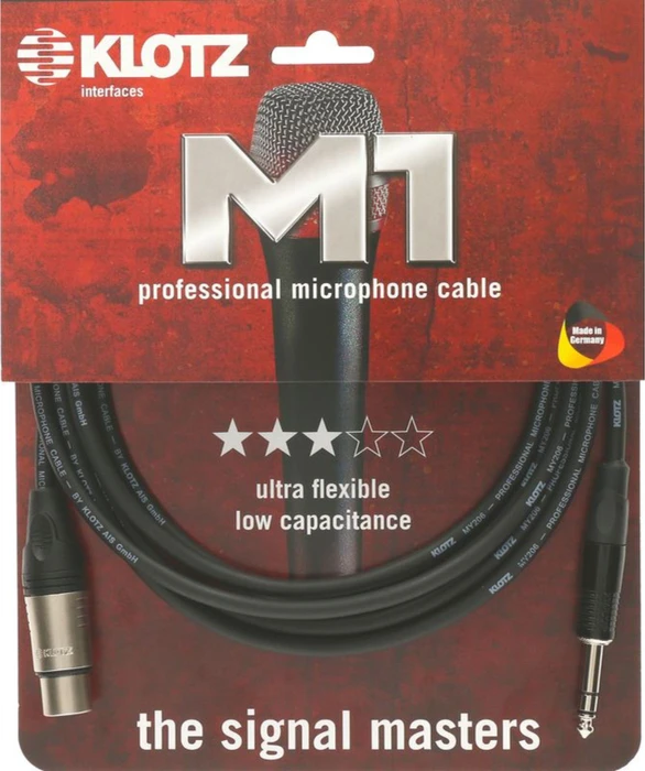 Klotz M1 XLRf/TRS 1.0m