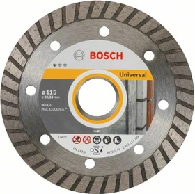 Bosch Professional Standard for Universal Turbo Diamanttrennscheibe, 115x2x22.23mm, 1 Stück