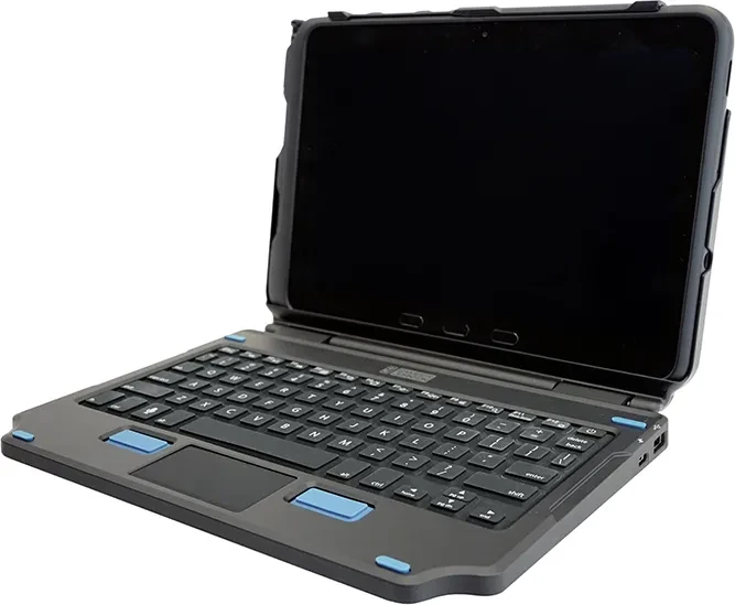 Gamber-Johnson 2-in-1 Attachable Keyboard für Samsung Galaxy Tab Active Pro/Tab Active4 Pro, schwarz, UK