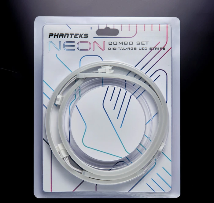 Phanteks Digital RGB Neon LED Kit, White, ARGB beleuchtet, 40cm, weiß