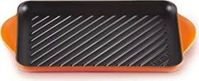 Le Creuset Gusseisen Grillpfanne rechteckig 32x22cm ofenrot