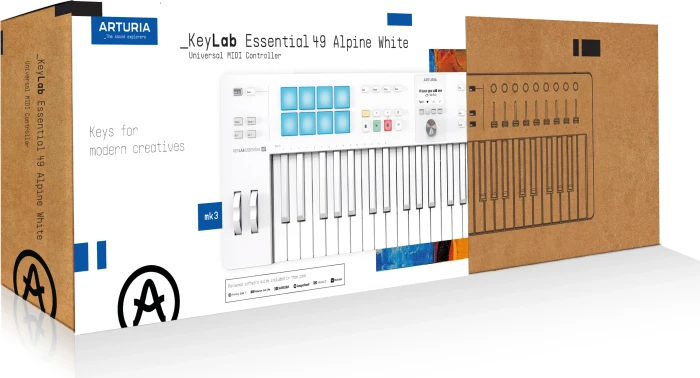 Arturia KeyLab Essential 49 mk3 alpine white