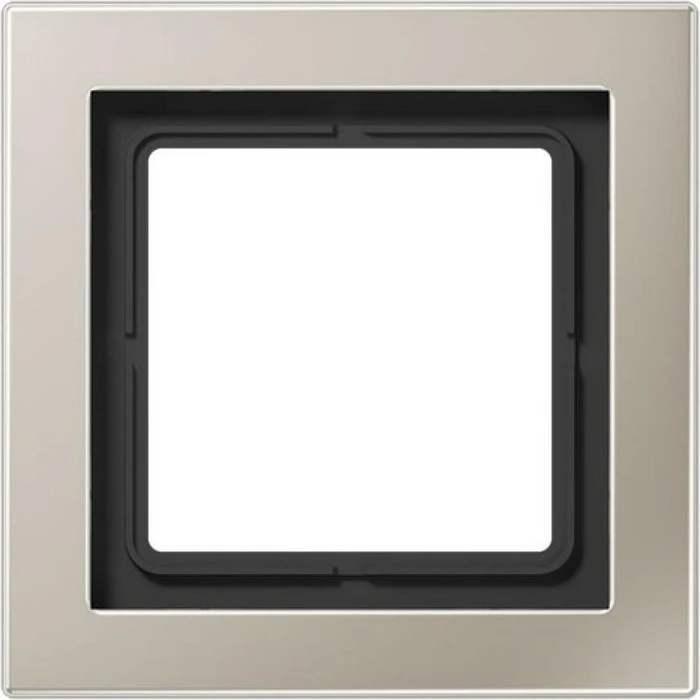 Jung Serie LS-design Rahmen Metallausführung 1-fach, edelstahl