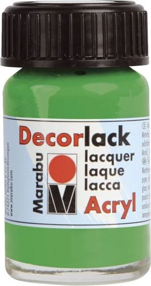 Marabu Decorlack Acryl Acrylfarbe, hellgrün, 15ml