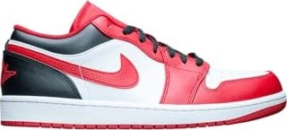 Nike Air Jordan 1 Low white/black/gym red (Herren)