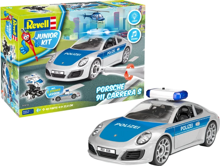 Revell Junior Kit Porsche 911 Targa 4S Polizei