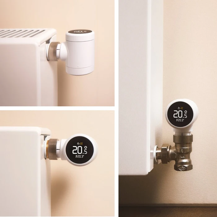 tado Starter Kit Smart Heizkörper-Thermostat X, 5x Thermostat, inkl. Bridge, Set