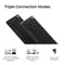 Keychron K10 HE Wireless, Special Edition ISO Black, LEDs RGB, Gateron 2.0 Magnetic Nebula, USB/Bluetooth, DE Vorschaubild