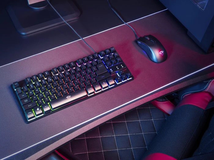 Trust Gaming GXT 833 Thado TKL, LEDs RGB, USB, ES