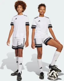 adidas Squadra 25 Trainingshose kurz weiß/schwarz (Junior)