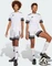 adidas Squadra 25 Trainingshose kurz weiß/schwarz (Junior) Vorschaubild
