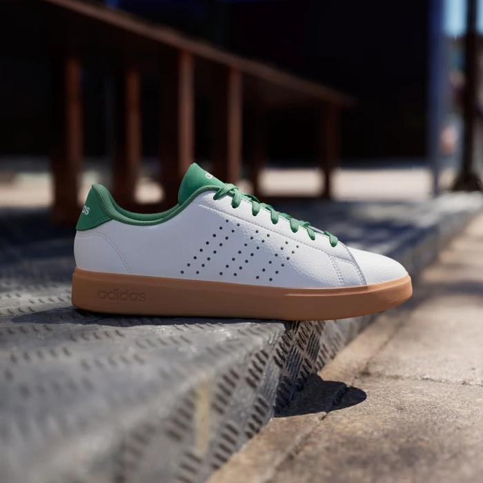 adidas Advantage 2.0 core white/preloved green