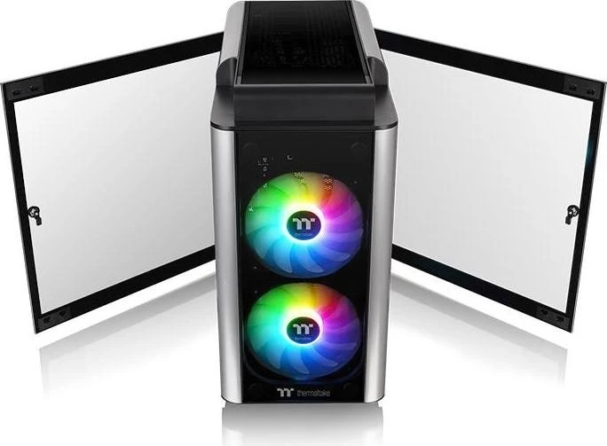 Thermaltake Level 20 GT ARGB, schwarz/silber, Glasfenster
