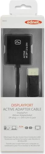 Ednet aktiver DisplayPort/Dual-Link DVI Adapter