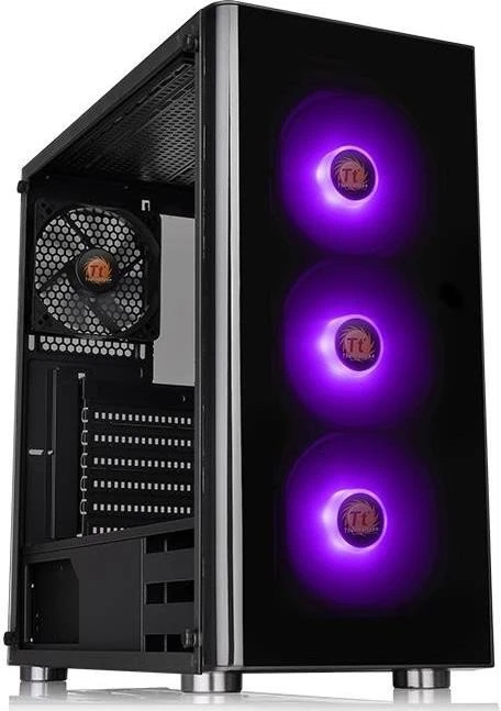 Thermaltake V200 TG RGB, schwarz, Glasfenster