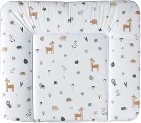 Rotho Babydesign Wickelauflage Waldtiere weiß