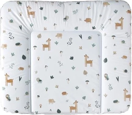 Rotho Babydesign Wickelauflage Waldtiere weiß