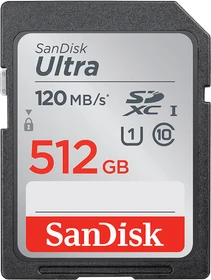 SanDisk Ultra R120 512GB, UHS-I U1, Class 10