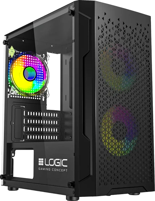 Logic Concept Aramis ARGB Mini Black, Glasfenster