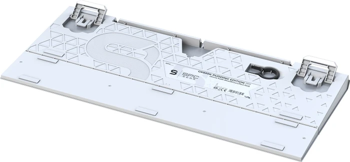 Endorfy SilentiumPC SPC Gear GK650K Omnis, LEDs RGB, Onyx White Pudding Edition, Kailh BLUE, USB, US