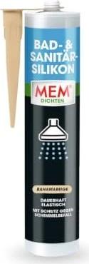 MEM Bad- & Sanitär-Silikon bahamabeige, 300ml