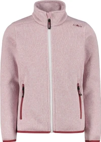 CMP Fleece Knit-Tech Meliert Jacke dawn pink/bianco (Junior)
