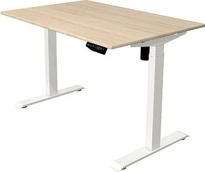 Kerkmann Move 1 elektrisch höhenverstellbarer Sitz-Steh-Schreibtisch 120x80cm Ahorn/weiß