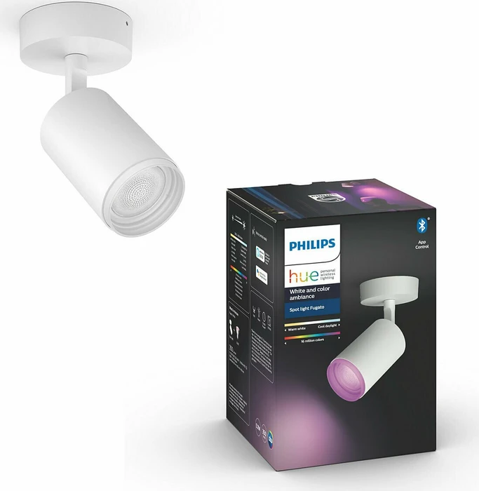 Philips Hue White and Color Ambiance Fugato Spot 1-flammig weiß