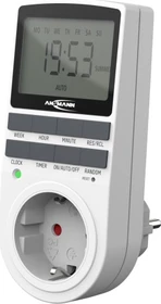 Ansmann AES4 digitale Wochenzeitschaltuhr, IP20, weiß