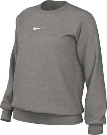 Nike Sportswear Phoenix Fleece Oversize Sweatshirt dark grey heather/sail