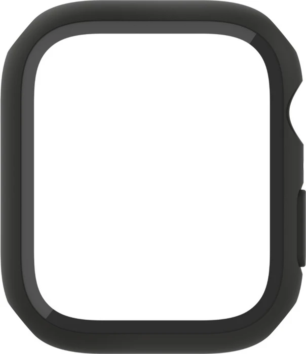 Belkin ScreenForce antimikrobieller TemperedCurve 2-in-1-Displayschutz mit Schutzrand für Apple Watch (44mm/45mm) schwarz
