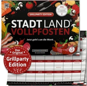 Stadt Land Vollpfosten - Grillparty Edition - Jetzt geht's um die Wurst