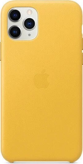 Apple Leder Case für iPhone 11 Pro sonnengelb