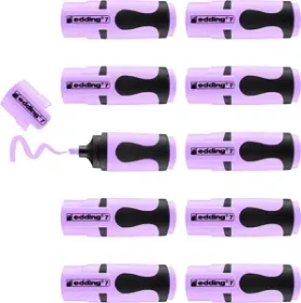 edding 7 Textmarker mini pastellviolett, 10er-Pack