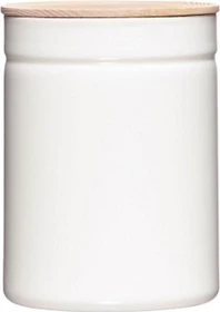 Riess Vorratsdose mit Eschenholzdeckel 2.3l white