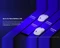Ninjutso Sora V3 8K Wireless Ultralight Gaming Mouse, weiß, USB Vorschaubild