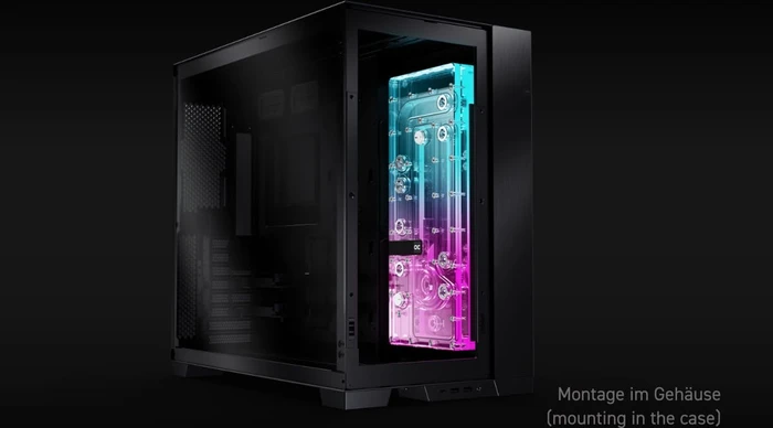 Alphacool Core Distro Plate O11 Dynamic Evo/XL mit VPP Apex Pumpe, Verteilerplatte mit Pumpe