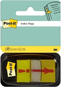 3M Post-it Index Haftindex Ausrufezeichen-Symbol, 25.4x43.2mm, 50 Haftstreifen