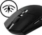 Logitech G305 Lightspeed schwarz, USB Vorschaubild
