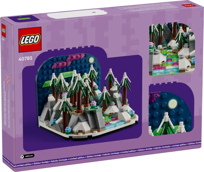 LEGO Diorama Polarlichter