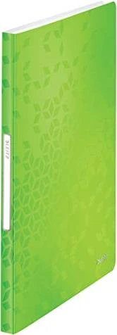 Leitz WOW Sichtbuch, A4, grün, inkl. 40 Klarsichthüllen