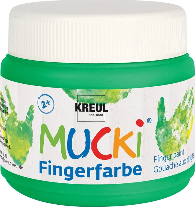 Kreul Mucki Fingerfarbe, grün, 150ml
