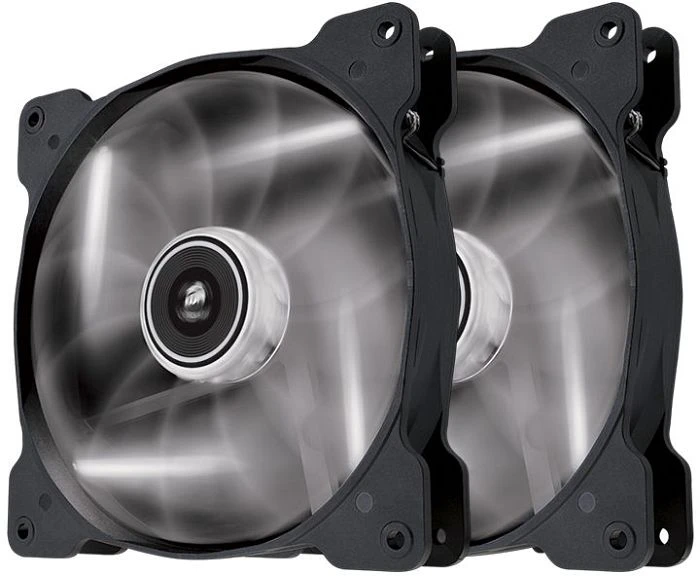 Corsair Air Series SP140 LED White High Static Pressure, 140mm, 2er-Pack