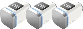 Bosch Smart Home Heizkörper-Thermostat II, Funk-Heizkörperthermostat, 3er-Pack (8750002330X3)
