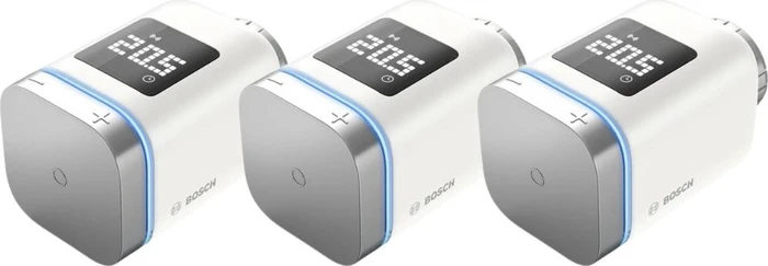 Bosch Smart Home Heizkörper-Thermostat II, Funk-Heizkörperthermostat, 3er-Pack