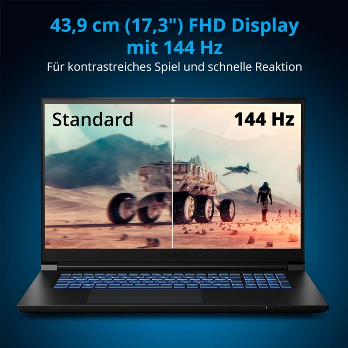 Medion Erazer Defender P20, Core i7-12700H, 16GB RAM, 1TB SSD, GeForce RTX 3060, DE