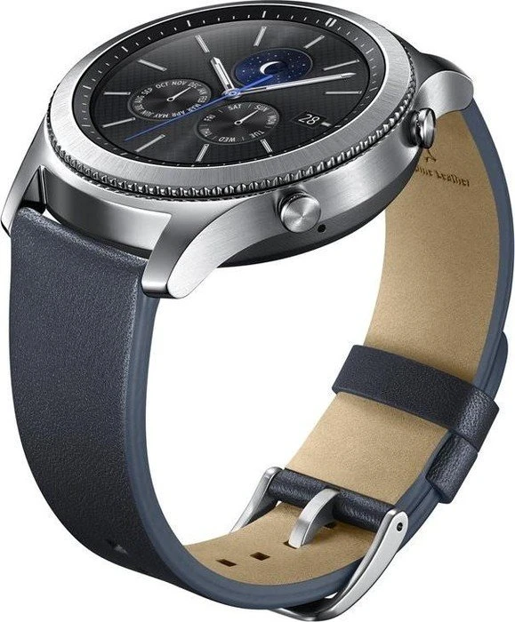 Samsung Lederarmband für Samsung Gear S3 blau