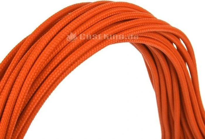 Phanteks Verlängerungskabel Kit für Netzteile, orange, 500mm